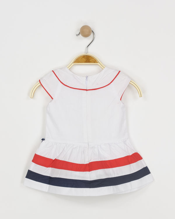 Picture of B01015 GIRLS COTTON CASUAL/SMART DRESS